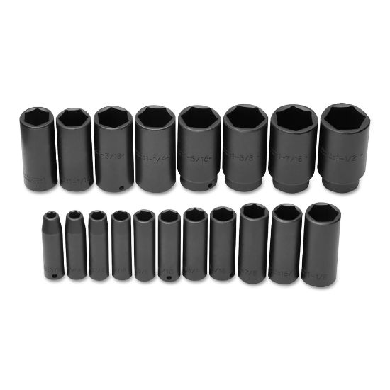 Picture of PROTO 19-Piece Deep Impact Socket Set, SAE