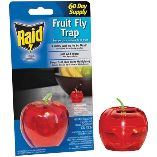 Picture of Raid Apple Fruit Fly Traps, 2.4 Oz, Pack Of 2 Traps