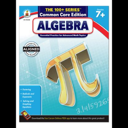 Picture of Carson-Dellosa The 100+ Series Algebra, Grades 7+