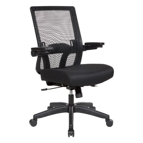 Picture of Office Star Space Seating 867 Series Ergonomic Mesh Mid-Back Chair, Black