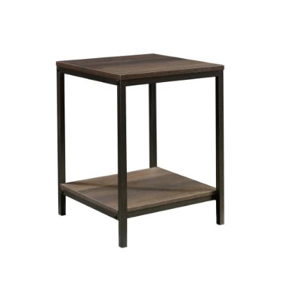 Picture of Sauder North Avenue Side Table, Rectangular, Smoked Oak/Black