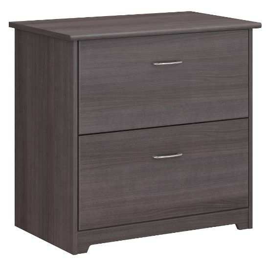 Picture of Bush Business Furniture Cabot 31-3/8inW x 19-2/3inD Lateral 2-Drawer File Cabinet, Heather Gray, Standard Delivery