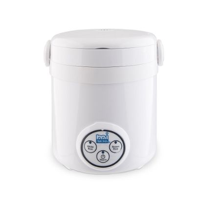 Picture of Aroma MRC-903D 3-Cup Digital Cool Touch Rice Cooker, 8inH x 7-1/2inW x 7-1/2inD, White