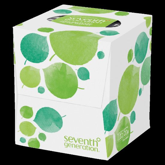 Picture of Seventh Generation 2-Ply Facial Tissues, 100% Recycled, 85 Sheets Per Box