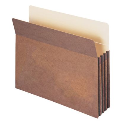 Picture of Smead Expanding File Pockets, 3 1/2in Expansion, Letter Size, 100% Recycled, Redrope, Box Of 25