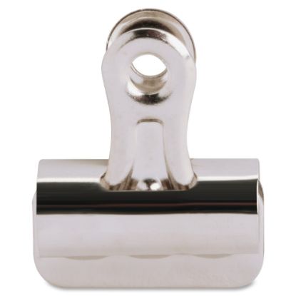 Picture of Sparco Boston Bulldog Clips, Size 1, 1 1/4in Wide, 3/8in Capacity, Silver, Box Of 36