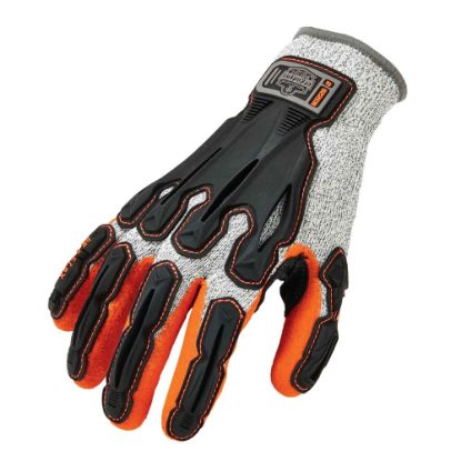 Picture of Ergodyne ProFlex 922CR Cut-Resistant Nitrile-Dipped DIR Gloves, Small, Gray