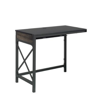 Picture of Sauder Foundry Road 36inW Desk Return, Carbon Oak