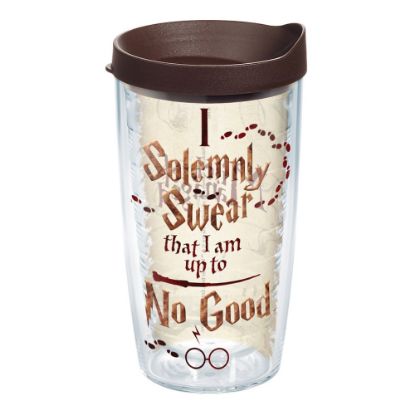 Picture of Tervis Harry Potter Tumbler With Lid, I Solemnly Swear, 16 Oz, Clear