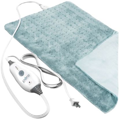 Picture of Pure Enrichment PureRelief Deluxe Heating Pad, 11-1/2in x 23-1/2in, Sea Glass