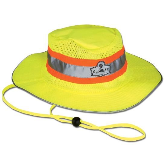 Picture of Ergodyne GloWear 8935 Hi-Vis Ranger Hat, 2X/3X, Lime