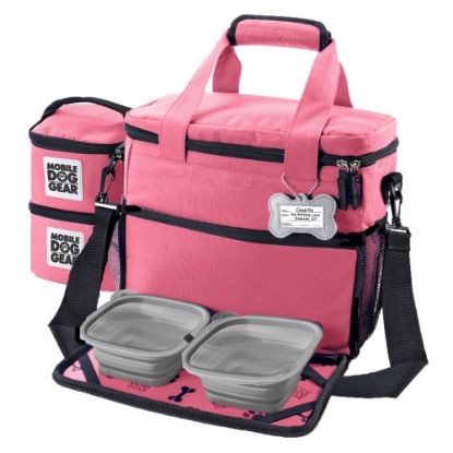 Picture of Mobile Dog Gear Week Away Bag For Small Dogs, Pink