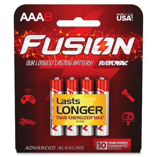 Picture of Rayovac Fusion Alkaline AAA Batteries - For Multipurpose - AAA - 240 / Carton