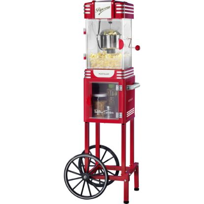 Picture of Nostalgia Electrics PC530CTRR Retro Popcorn Cart, Red