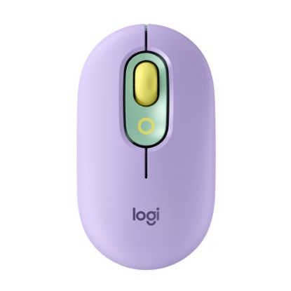 Picture of Logitech POP Mouse with emoji - Daydream Mint - Optical - Wireless - Bluetooth - Daydream - USB - 4000 dpi - Scroll Wheel