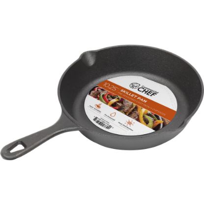 Picture of Commercial Chef Cast Iron Saute Skillet, 10-1/4in, Black