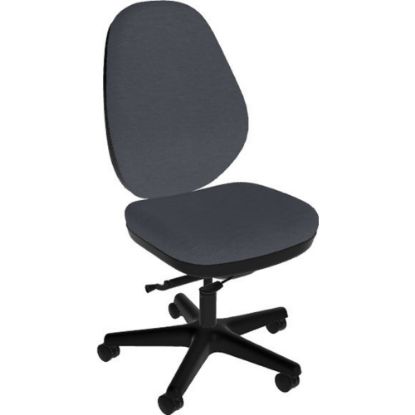 Picture of Sitmatic GoodFit Synchron High-Back Chair, Gray/Black