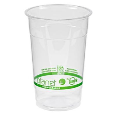 Picture of Planet+ Compostable Cold Cups, 20 Oz, Clear, Pack Of 1,000 Cups