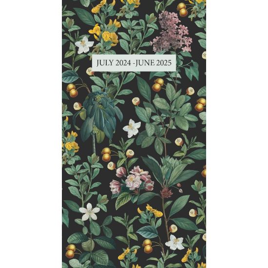 Picture of 2023-2025 Willow Creek Press Checkbook 2-Year Monthly Academic Pocket Planner, 6-1/2in x 3-1/2in, Botanical Nature, July 2023 To June 2025