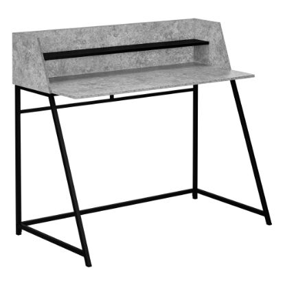 Picture of Monarch Specialties Mattie 48inW Computer Desk, Gray/Black