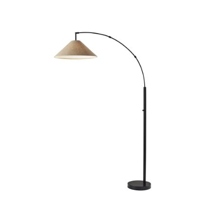 Picture of Adesso Braxton Arc Lamp, 76inH, Dark Bronze/Light Brown