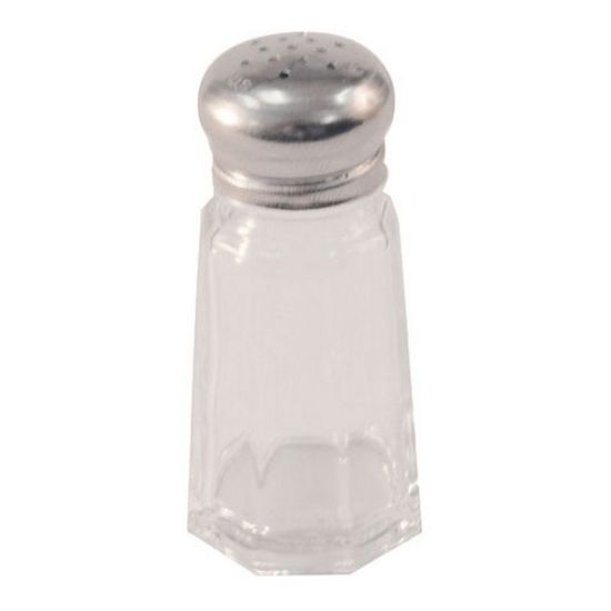 Picture of Winco Paneled Glass Salt And Pepper Shaker, 1 Oz, Clear