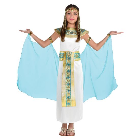 Picture of Amscan Shimmer Cleopatra Girls Halloween Costume, Small