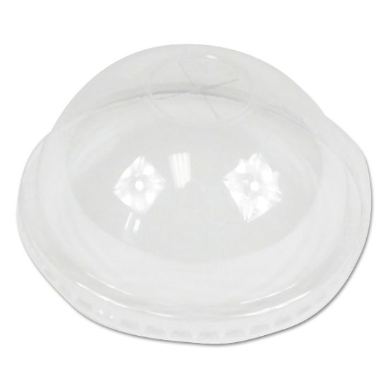 Picture of Boardwalk PET Cold Cup Dome Lids For 16-24 Oz Cups, Clear, Carton Of 1,000 Lids