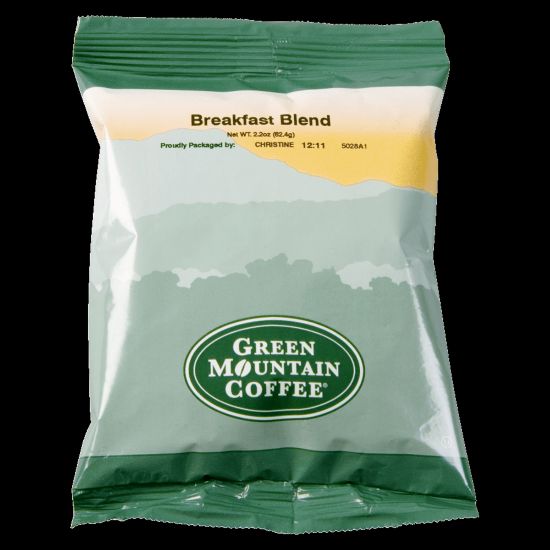 Picture of Green Mountain Coffee Single-Serve Coffee Packets, Breakfast Blend, Carton Of 100