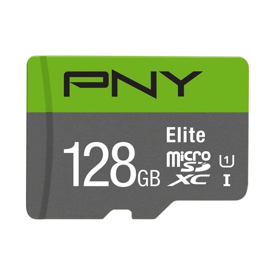 Picture of PNY 128GB Elite Class 10 U1 microSDHC Flash Memory Card - Class 10, U1, UHS-I