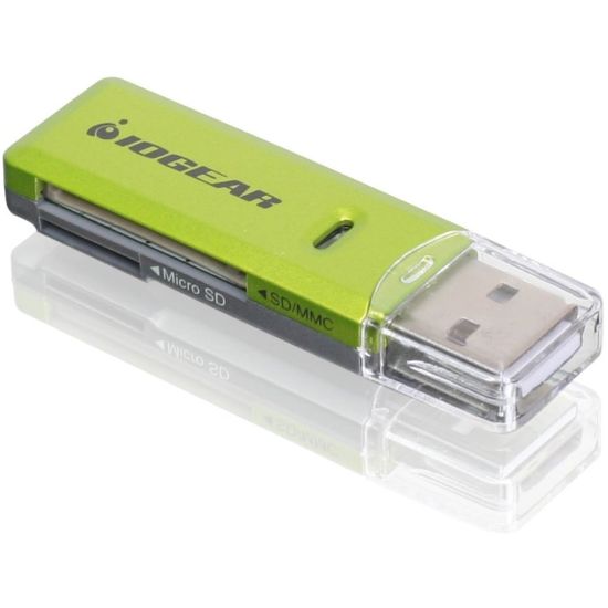 Picture of IOGEAR USB 2.0 SD/MicroSD/MMC Card Reader/Writer