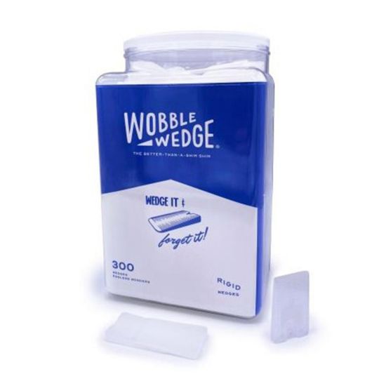 Picture of Wobble Wedge Translucent Wobble Wedges, Clear, Set Of 300 Wedges