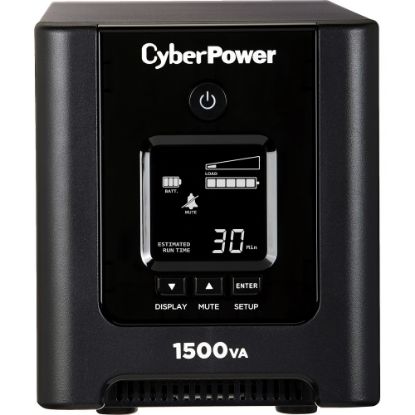 Picture of CyberPower OR1500PFCLCD PFC Sinewave UPS Systems - 1500VA/1050W, 120 VAC, NEMA 5-15P, Mini-Tower, Sine Wave, 8 Outlets, LCD, PowerPanel Business, $200000 CEG, 3YR Warranty