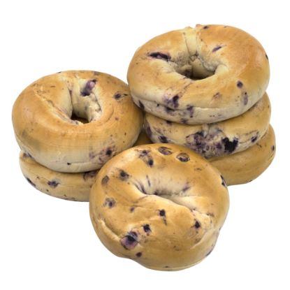 Picture of National Brand Fresh Blueberry Bagels, Pack Of 6