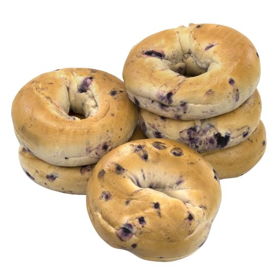 Picture of National Brand Fresh Blueberry Bagels, Pack Of 6