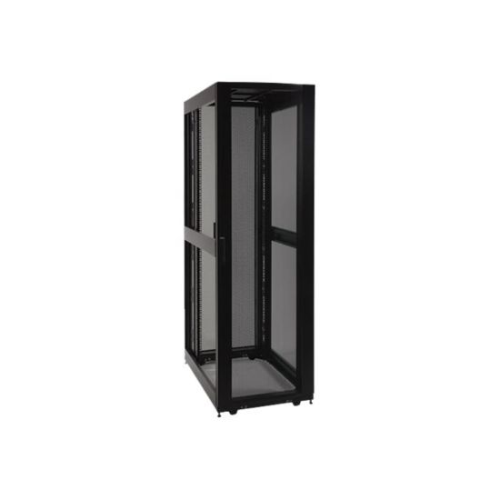 Picture of Tripp Lite 42U Rack Enclosure Cabinet 32in Depth Threaded 10-32 Mount Holes - Rack cabinet - black - 42U - 19in