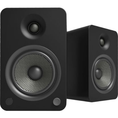 Picture of Kanto YU6MB 2.0 Bluetooth Speaker System - 100 W RMS - Matte Black - Bookshelf - 50 Hz to 20 kHz - USB