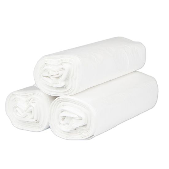 Picture of Inteplast HDPE Can Liners, 13 Microns, 33in x 40in, Natural, Pack Of 500 Liners