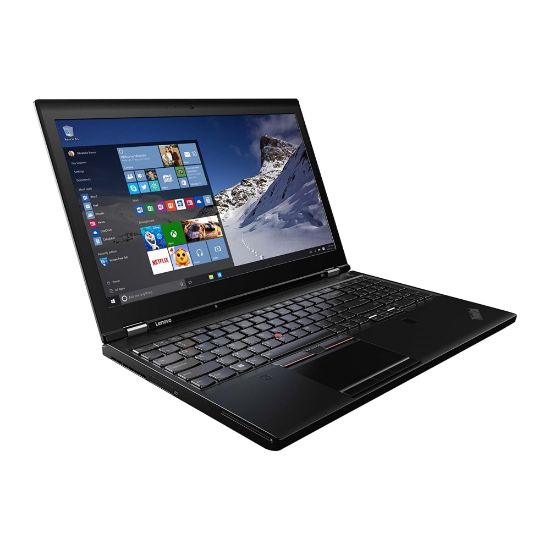 Picture of Lenovo P51 Refurbished Laptop, 15.6in Screen, Intel Core i7, 32GB Memory, 512GB Solid State Drive, Windows 10, OD5-1664