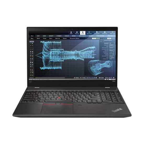 Picture of Lenovo ThinkPad P52s Refurbished Laptop, 15.6in Screen, Intel Core i7, 16GB Memory, 500GB Solid State Drive, Windows 10 Pro