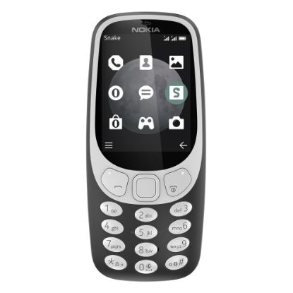 Picture of Nokia 3310 TA-1036 Cell Phone, Charcoal