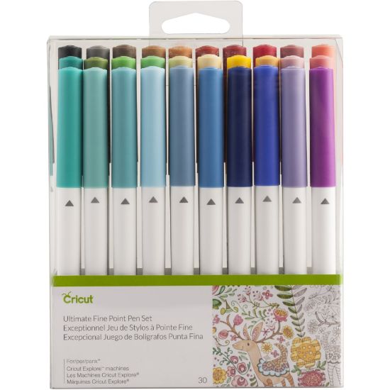 Picture of Cricut Ultimate Fine Point Pen Set, Assorted Colors, Pack Of 30 Pens