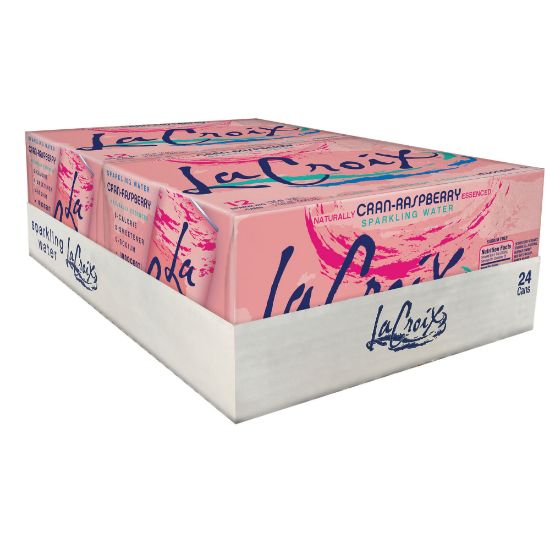 Picture of LaCroix Sparkling Water, Cran-Raspberry, 12 Oz, Case Of 24 Cans