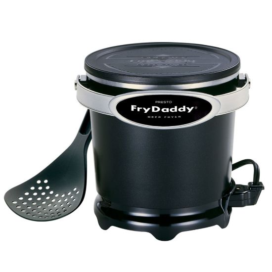 Picture of Presto! FryDaddy Electric Deep Fryer, 13-1/2inH x 15-1/2inW x 15-1/2inD, Black