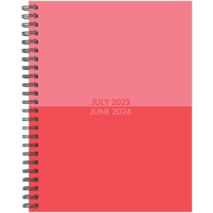 Picture of 2023-2024 Willow Creek Press Softcover Weekly/Monthly Academic Planner, 11-1/2in x 8in, Blush Duotone, July 2023 To June 2024