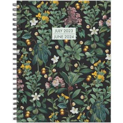 Picture of 2023-2024 Willow Creek Press Softcover Weekly/Monthly Academic Planner, 11-1/2in x 8in, Botanical Nature, July 2023 To June 2024