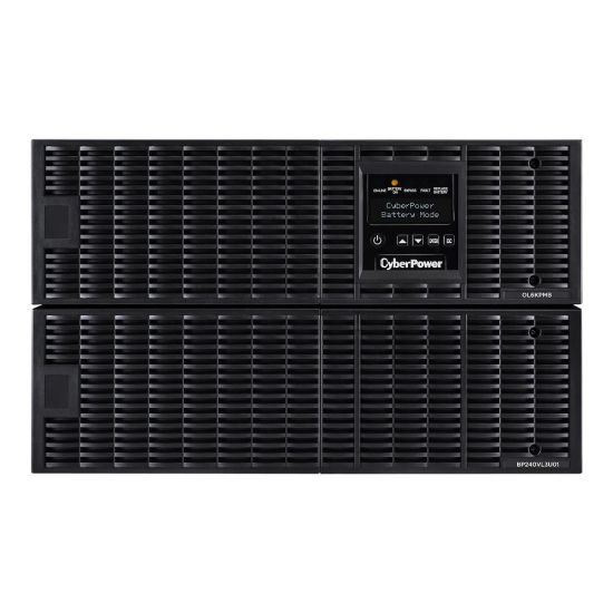 Picture of CyberPower Smart App Online OL6KRTHW - UPS (rack-mountable / external) - AC 200-240 V - 6000 Watt - 6000 VA - 7 Ah - Ethernet, RS-232, USB - output connectors: 1 - 6U