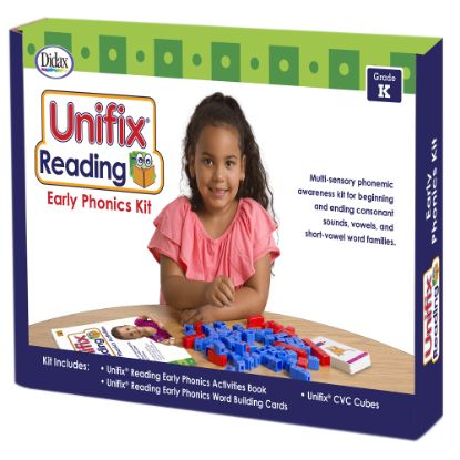 Picture of Didax Unifix Reading Early Phonics Kit, Multicolor, Kindergarten