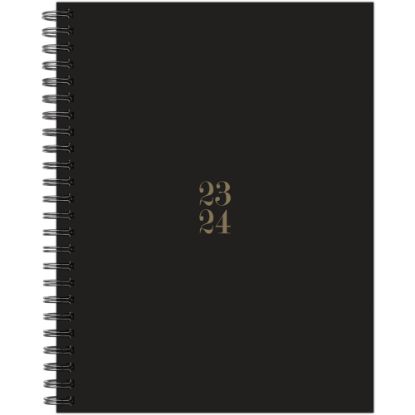 Picture of 2023-2024 Willow Creek Press Softcover Weekly/Monthly Academic Planner, 11-1/2in x 8in, Black, July 2023 To June 2024