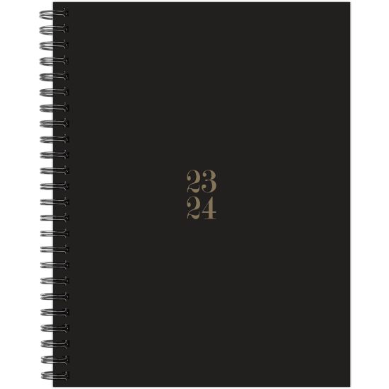 Picture of 2023-2024 Willow Creek Press Softcover Weekly/Monthly Academic Planner, 11-1/2in x 8in, Black, July 2023 To June 2024